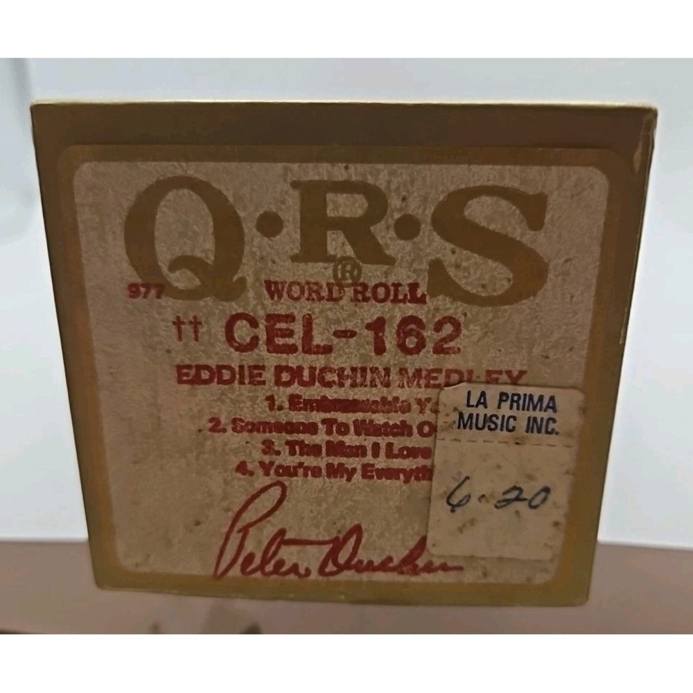 QRS Celebrity Series CEL 162 / Eddie Duchin Medley